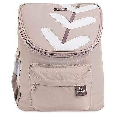 Miniland Sac à dos isotherme pour enfant Thermybag Lunch Cream Capacité de 10 litres, intérieur isolant et imperméable, froid-chaud, poches organiser, école, voyage Miniland Sac à dos isotherme pour enfant Thermybag Lunch Cream Capacité de 10 litres, intérieur isolant et imperméable, froid-chaud, poches organiser, école, voyage