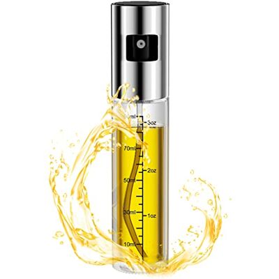 Newaner Pulvérisateur à huile, 100 ml avec graduation, bouteille pour huile ou vinaigre, réutilisable, transparent, convient pour cuisiner, griller, cuire, pâtes, salades Newaner Pulvérisateur à huile, 100 ml avec graduation, bouteille pour huile ou vinaigre, réutilisable, transparent, convient pour cuisiner, griller, cuire, pâtes, salades