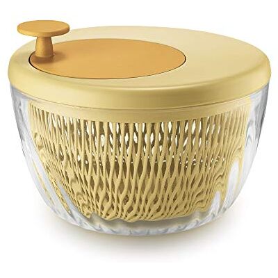 Guzzini Kitchen Active Design, SPIN&STORE, Centrifugeuse à Salade avec Couvercle Acid Jaune, Ø 26 x h19 cm, 4000 cc 17090056 Guzzini Kitchen Active Design, SPIN&STORE, Centrifugeuse à Salade avec Couvercle Acid Jaune, Ø 26 x h19 cm, 4000 cc 17090056
