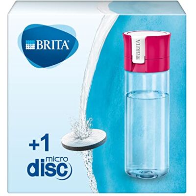 Bouteille filtrante d'eau Brita Vital 600ml Rose - Usage quotidien Bouteille filtrante d'eau Brita Vital 600ml Rose - Usage quotidien