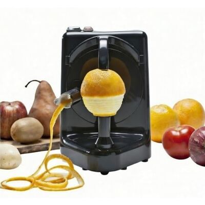 pelamatic Orange Peeler Professional Éplucheur électrique de pommes de terre, oranges, tomates, kiwis, pêches et autres fruits ou légumes, lame en acier inoxydable, 2026 (Noir) pelamatic Orange Peeler Professional Éplucheur électrique de pommes de terre, oranges, tomates, kiwis, pêches et autres fruits ou légumes, lame en acier inoxydable, 2026 (Noir)