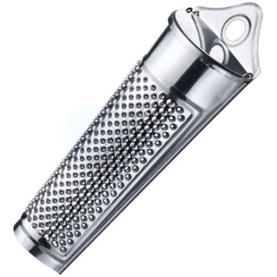 Westmark Râpe à muscade, avec compartiment de stockage pour conserver les noix de muscade, longueur : 15 cm, acier inoxydable, argent, 11532270 Westmark Râpe à muscade, avec compartiment de stockage pour conserver les noix de muscade, longueur : 15 cm, acier inoxydable, argent, 11532270