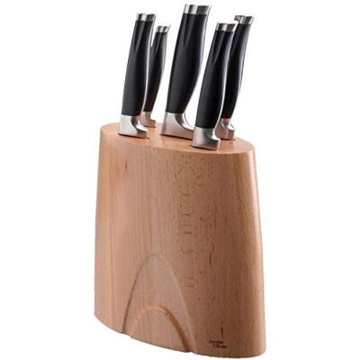 Jamie Oliver JB7800 Bloc de Couteaux 5 pièces en bois Jamie Oliver JB7800 Bloc de Couteaux 5 pièces en bois
