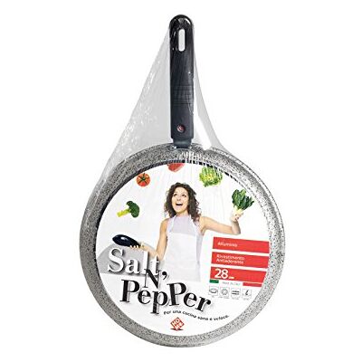 Poêle Antiadhésive Girafrittata - 28cm - Sel et Poivre - Artisanat Traditionnel Poêle Antiadhésive Girafrittata - 28cm - Sel et Poivre - Artisanat Traditionnel