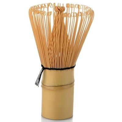 SBYMX Service à thé en bambou 110 mm x 58 mm Fouet à matcha Accessoires de vaisselle et de service SBYMX Service à thé en bambou 110 mm x 58 mm Fouet à matcha Accessoires de vaisselle et de service