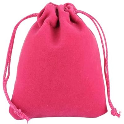 ENWWCH Lot de 50 sacs en velours avec cordon de serrage pour emballage de bijoux, rose, 15X20CM ENWWCH Lot de 50 sacs en velours avec cordon de serrage pour emballage de bijoux, rose, 15X20CM