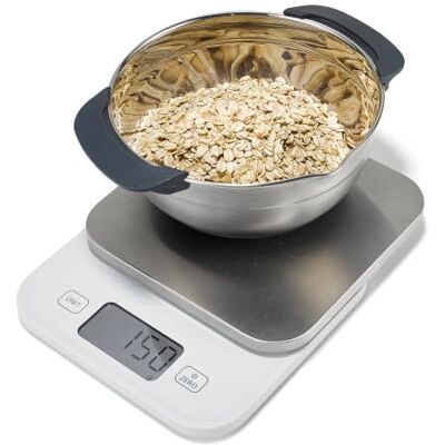 Joseph Joseph Vision Balance de Cuisine Digitale 5kg, Acier Inoxydable Joseph Joseph Vision Balance de Cuisine Digitale 5kg, Acier Inoxydable