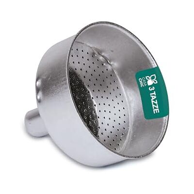 LifeChic Filtre entonnoir pour cafetière Moka 3 tasses de rechange universelle pour Moka Espresso accessoire pour café LifeChic Filtre entonnoir pour cafetière Moka 3 tasses de rechange universelle pour Moka Espresso accessoire pour café