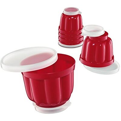 Küchenprofi 0805901406 Lot de 6 moules pour Pudding Taille S Küchenprofi 0805901406 Lot de 6 moules pour Pudding Taille S