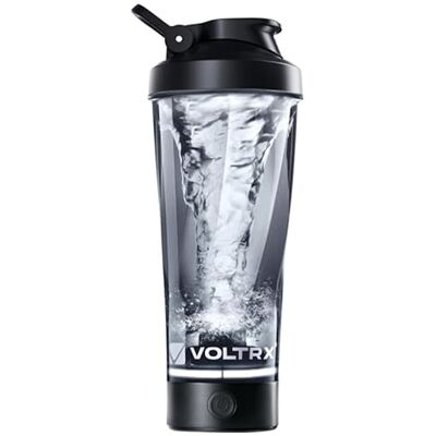 VOLTRX électrique Protéine Shaker, portable Vortex mélangeur, shaker tasse rechargeable par USB pour boissons protéinées, fabriqué avec Tritan, sans BPA, 600 ml VOLTRX électrique Protéine Shaker, portable Vortex mélangeur, shaker tasse rechargeable par USB pour boissons protéinées, fabriqué avec Tritan, sans BPA, 600 ml