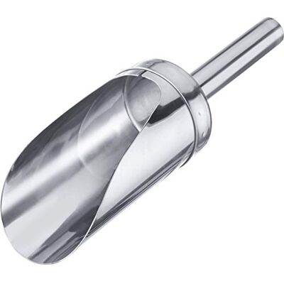 Westmark Pelle de pesée/Nourriture, Capacité 300 ml (environ 350 g de farine), Ronde, Acier Inoxydable, Argent, 91132270 Westmark Pelle de pesée/Nourriture, Capacité 300 ml (environ 350 g de farine), Ronde, Acier Inoxydable, Argent, 91132270