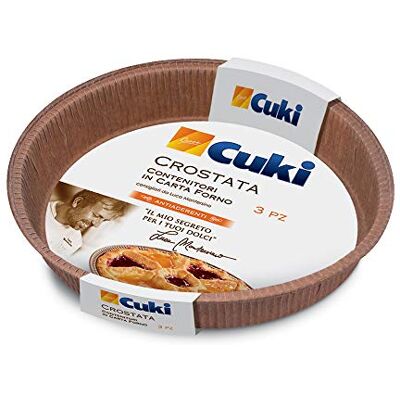 Cuki Récipients en papier pour four anti-adhésif brisé, Ø 20,6 x H2,8 – 21 g Cuki Récipients en papier pour four anti-adhésif brisé, Ø 20,6 x H2,8 – 21 g