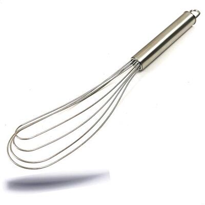 Kerafactum Fouet à main Fouet plat Fouet plat Fouet batteur Fouet à batteur Fouet en mousse en acier inoxydable Whisk 26 cm Kerafactum Fouet à main Fouet plat Fouet plat Fouet batteur Fouet à batteur Fouet en mousse en acier inoxydable Whisk 26 cm