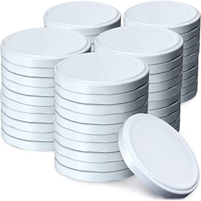 KADAX Lot de 50 couvercles Twist-Off Ø89 mm – Couvercles de Rechange en métal pour bocaux 1,7L – Fermeture hermétique pour conserves & Fermentation KADAX Lot de 50 couvercles Twist-Off Ø89 mm – Couvercles de Rechange en métal pour bocaux 1,7L – Fermeture hermétique pour conserves & Fermentation