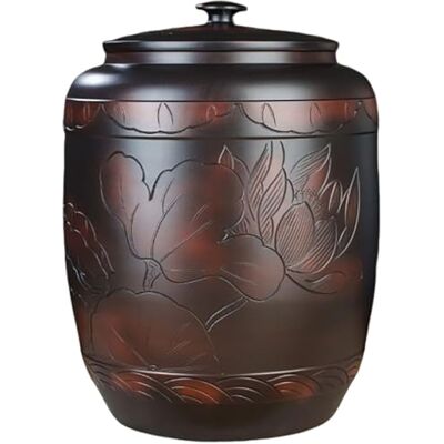 JingNian Seau à Riz En CéRamique avec Couvercle, Distributeur De CéRéAles En CéRamique, Grande Capacité pour Conserver La Farine, Le Sucre Et Les PâTisseries(F) JingNian Seau à Riz En CéRamique avec Couvercle, Distributeur De CéRéAles En CéRamique, Grande Capacité pour Conserver La Farine, Le Sucre Et Les PâTisseries(F)