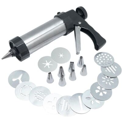 NERTHUS FIH 1370 appareil à churros type pistolet avec embouts pour churros maison pâtisserie cuisine NERTHUS FIH 1370 appareil à churros type pistolet avec embouts pour churros maison pâtisserie cuisine