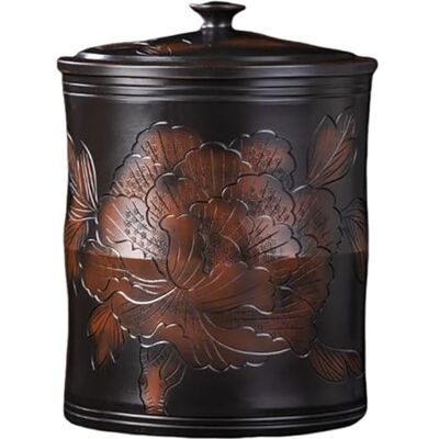 JingNian Seau à Riz En CéRamique avec Couvercle, Distributeur De CéRéAles En CéRamique, Grande Capacité pour Conserver La Farine, Le Sucre Et Les PâTisseries(D) JingNian Seau à Riz En CéRamique avec Couvercle, Distributeur De CéRéAles En CéRamique, Grande Capacité pour Conserver La Farine, Le Sucre Et Les PâTisseries(D)