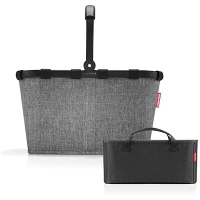 reisenthel Carrybag + organiseur – Organiseur de poche fonctionnel : pour encore plus d'ordre dans votre panier à provisions , Twist Silver + Black reisenthel Carrybag + organiseur – Organiseur de poche fonctionnel : pour encore plus d'ordre dans votre panier à provisions , Twist Silver + Black