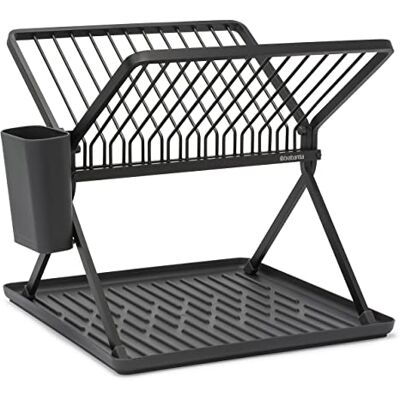 Brabantia SinkSide Egouttoir Pliable Dark Grey 139406 Brabantia SinkSide Egouttoir Pliable Dark Grey 139406
