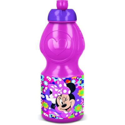 TataWay in viaggio si cresce Tataway Bouteille de sport Minnie Bold Florals 400 ml : légère, réutilisable et pratique pour tous les jours, avec un élégant motif floral dédié à la douce Minnie Mouse TataWay in viaggio si cresce Tataway Bouteille de sport Minnie Bold Florals 400 ml : légère, réutilisable et pratique pour tous les jours, avec un élégant motif floral dédié à la douce Minnie Mouse