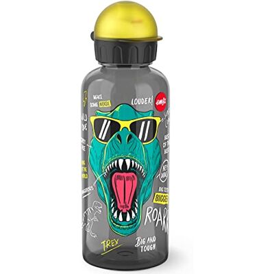 Emsa Gourde pour enfant Dino Roarr Gourde hermétique en plastique Tritan sans BPA 0,6 l Durable et anti-déversement Légère et facile à manipuler Passe au micro-ondes Emsa Gourde pour enfant Dino Roarr Gourde hermétique en plastique Tritan sans BPA 0,6 l Durable et anti-déversement Légère et facile à manipuler Passe au micro-ondes