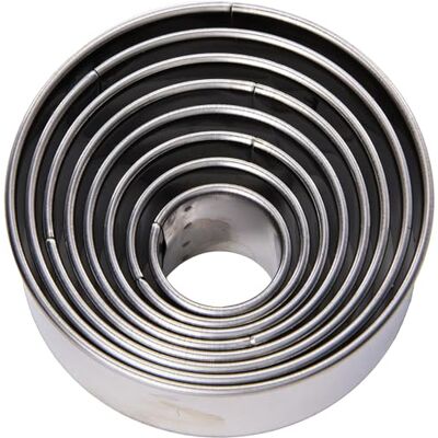 Gobel 880101 Boîte de 8 Découpoirs Rond Uni Inox Gobel 880101 Boîte de 8 Découpoirs Rond Uni Inox