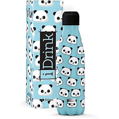 IDRINK I-Drink Bouteille thermique, métal, rose, 500 ml IDRINK I-Drink Bouteille thermique, métal, rose, 500 ml