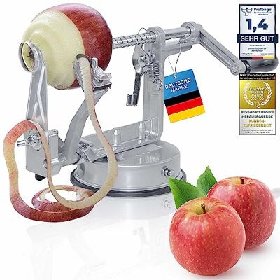 GOODS+GADGETS Épluche-pommes et pommes de terre 3 en 1 en acier inoxydable « Deluxe » GOODS+GADGETS Épluche-pommes et pommes de terre 3 en 1 en acier inoxydable « Deluxe »