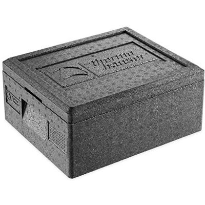 Thermohauser Boîte isotherme en polypropylène GN 1/2 Avec couvercle Noir 39 x 33 x 18 cm 10 l. Thermohauser Boîte isotherme en polypropylène GN 1/2 Avec couvercle Noir 39 x 33 x 18 cm 10 l.
