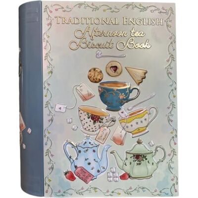 your castle Boîte métallique en forme de livre Afternoon Tea Book Grande boîte à biscuits Boîte décorative rétro Très grande 24,5 x 21 x 9 cm Volume : 3 l your castle Boîte métallique en forme de livre Afternoon Tea Book Grande boîte à biscuits Boîte décorative rétro Très grande 24,5 x 21 x 9 cm Volume : 3 l