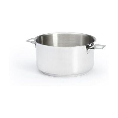 Casserole en Acier Inoxydable 18cm - Compatible induction Casserole en Acier Inoxydable 18cm - Compatible induction