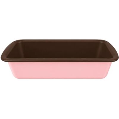 Cuisinox , Moule à cake 25 cm en aluminium, Dolce, Rose Aluminium recyclé et recyclable avec revêtement antiadhésif, Revêtement antiadhésif, Rose Hibiscus et chocolat Cuisinox , Moule à cake 25 cm en aluminium, Dolce, Rose Aluminium recyclé et recyclable avec revêtement antiadhésif, Revêtement antiadhésif, Rose Hibiscus et chocolat