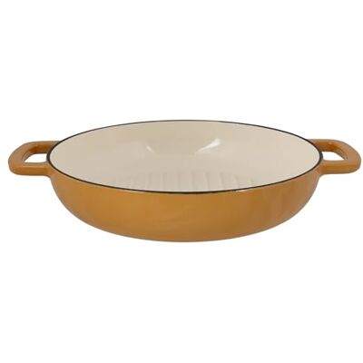 Cosy & Trendy Plat à Grill en fonte "FONTESTIC"-Amber Gold-D28 cm Cosy & Trendy Plat à Grill en fonte "FONTESTIC"-Amber Gold-D28 cm