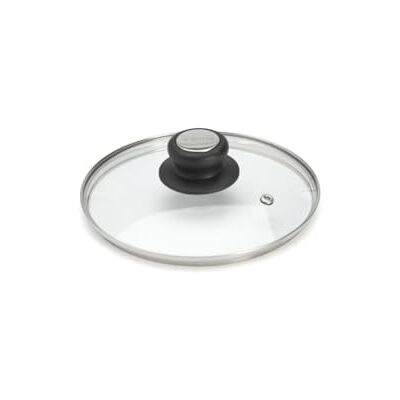 DE BUYER -4112.18 -couvercle verre bouton bak./inox ø 18cm DE BUYER -4112.18 -couvercle verre bouton bak./inox ø 18cm