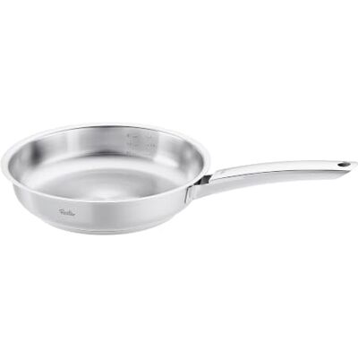 Fissler Pure Collection Poêle en acier inoxydable (Ø 24 cm) sans revêtement Graduation intérieure Fabriquée en Allemagne Compatible induction Fissler Pure Collection Poêle en acier inoxydable (Ø 24 cm) sans revêtement Graduation intérieure Fabriquée en Allemagne Compatible induction