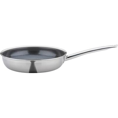 Spring VULCANO XL Pure Poêle à frire Ø 28 cm en acier inoxydable sans PFAS Revêtement double revêtement anti-adhésif Cœur en aluminium Pour tous les types de feux, y compris induction, Passe au four, Spring VULCANO XL Pure Poêle à frire Ø 28 cm en acier inoxydable sans PFAS Revêtement double revêtement anti-adhésif Cœur en aluminium Pour tous les types de feux, y compris induction, Passe au four,