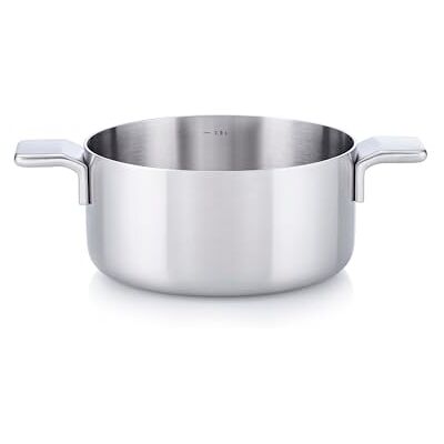 MasterPRO Cocotte Bones By Alessi MP, 20 x 9,5 cm, Acier Inoxydable MasterPRO Cocotte Bones By Alessi MP, 20 x 9,5 cm, Acier Inoxydable