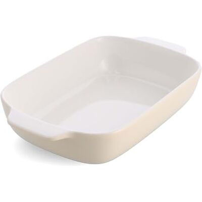 KitchenAid Stoneware Plat à Four Rectangulaire Antiadhésif en Céramique avec Couvercle en Bambou, 32 cm/3,8L, sans PFAS, Gain de Place, Va au four jusqu'à 260°C, Va au Lave-Vaisselle, Amande Crème KitchenAid Stoneware Plat à Four Rectangulaire Antiadhésif en Céramique avec Couvercle en Bambou, 32 cm/3,8L, sans PFAS, Gain de Place, Va au four jusqu'à 260°C, Va au Lave-Vaisselle, Amande Crème
