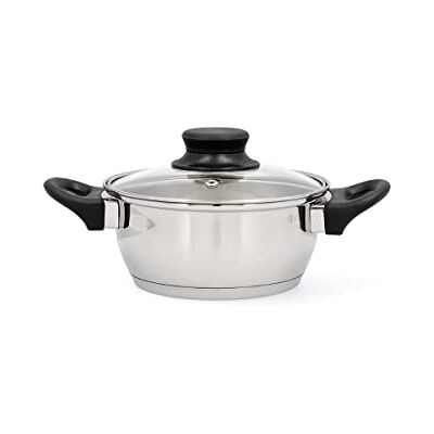 Quid HABITAT QD Casserole en acier inoxydable 20 x 9,5 cm Quid HABITAT QD Casserole en acier inoxydable 20 x 9,5 cm