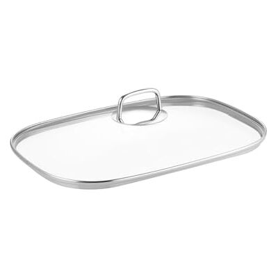 Schulte-Ufer 1991-36 Green Life Couvercle en verre pour casserole en aluminium 36 x 25 cm Verre Aspect acier inoxydable Transparent 36 cm Schulte-Ufer 1991-36 Green Life Couvercle en verre pour casserole en aluminium 36 x 25 cm Verre Aspect acier inoxydable Transparent 36 cm