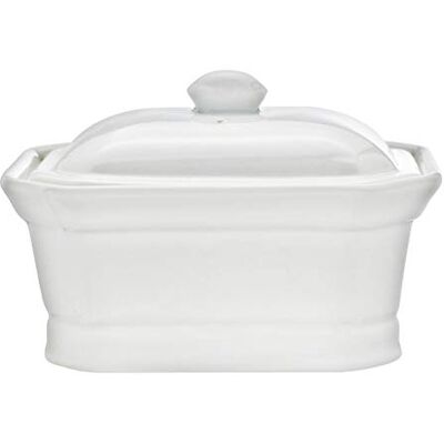 Cosy & Trendy RH46632 Terrine Pâté à Couvercle, Porcelaine, Blanc, 250 g, N/C Cosy & Trendy RH46632 Terrine Pâté à Couvercle, Porcelaine, Blanc, 250 g, N/C