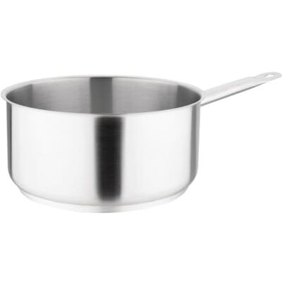 Vogue Casserole en acier inoxydable avec poignée ergonomique 110 x 240 mm Vogue Casserole en acier inoxydable avec poignée ergonomique 110 x 240 mm