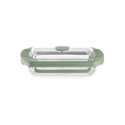 Lékué Coffret vapeur en verre transparent 2 personnes 750 ml Lékué Coffret vapeur en verre transparent 2 personnes 750 ml