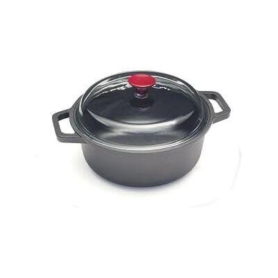 Risoli ' VINUM, Casserole antiadhésive Ø24 cm, avec couvercle en verre, en aluminium fondu recyclé, sans induction, fabriquée en Italie Risoli ' VINUM, Casserole antiadhésive Ø24 cm, avec couvercle en verre, en aluminium fondu recyclé, sans induction, fabriquée en Italie