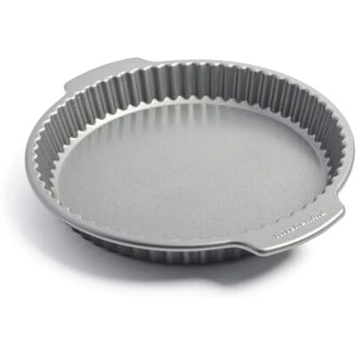 KitchenAid Bakeware Plaque à Quiche de 28 cm en Acier Aluminisé Anti-PFAS Antiadhésif, Convient au Congélateur, Convient au Four jusqu'à 230°C, Convient au Lave-Vaisselle, Gris KitchenAid Bakeware Plaque à Quiche de 28 cm en Acier Aluminisé Anti-PFAS Antiadhésif, Convient au Congélateur, Convient au Four jusqu'à 230°C, Convient au Lave-Vaisselle, Gris