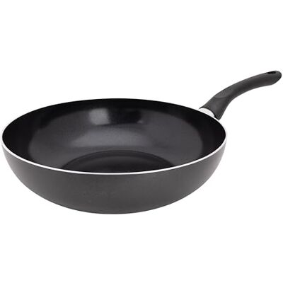 Cosy & Trendy Essentials Wok en aluminium antiadhésif, D28 cm, compatible avec l'induction sans PFAS Cosy & Trendy Essentials Wok en aluminium antiadhésif, D28 cm, compatible avec l'induction sans PFAS
