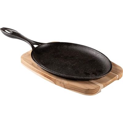 Tramontina Poêle en Fonte Pré-saisonée - Fajita Sizzler Tramontina Poêle en Fonte Pré-saisonée - Fajita Sizzler