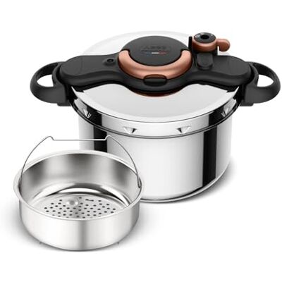 SEB Cocotte Minute Clipso Minut Easy Cuiseur vapeur 6 L Noir SEB Cocotte Minute Clipso Minut Easy Cuiseur vapeur 6 L Noir