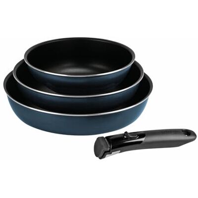 Set de Casseroles SITRAM - Antiadhésif, Compatible induction, Poignée amovible Set de Casseroles SITRAM - Antiadhésif, Compatible induction, Poignée amovible