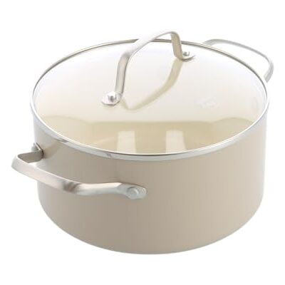 GreenChef Nordics Casserole anti-adhésive en céramique avec couvercle en verre 20 cm/3,1 l Compatible avec l'induction Poignée en acier inoxydable Sans PFAS Passe au four jusqu'à 220 °C Passe au GreenChef Nordics Casserole anti-adhésive en céramique avec couvercle en verre 20 cm/3,1 l Compatible avec l'induction Poignée en acier inoxydable Sans PFAS Passe au four jusqu'à 220 °C Passe au